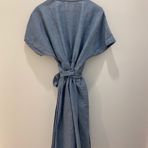 Sotela Luna Wrap Dress Size 3 Blue - Picture 6 of 9